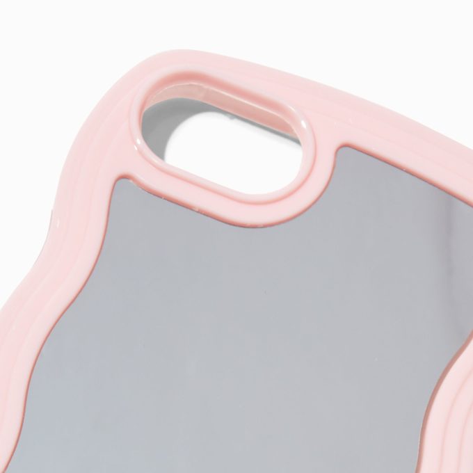 Pink Trim Wavy Mirror Phone Case - Fits iPhone® 6/7/8/SE
