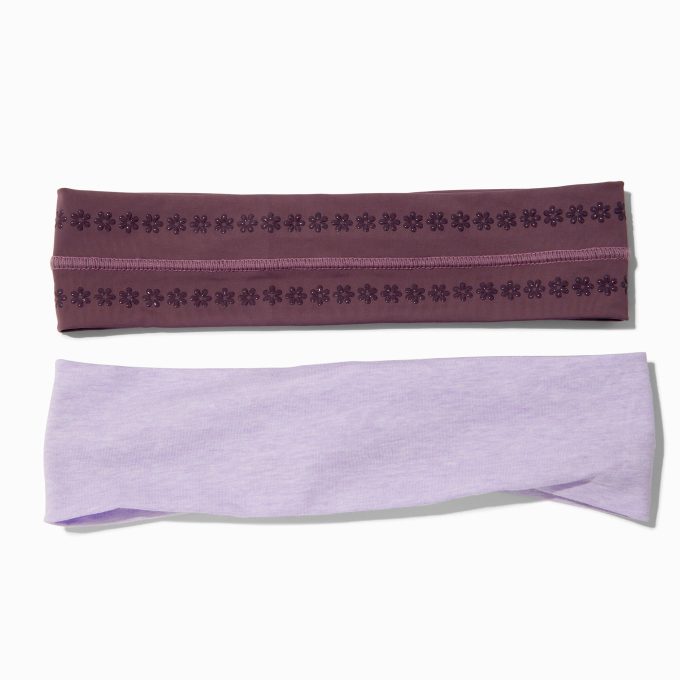 Purple Athletic Headwraps - 2 Pack