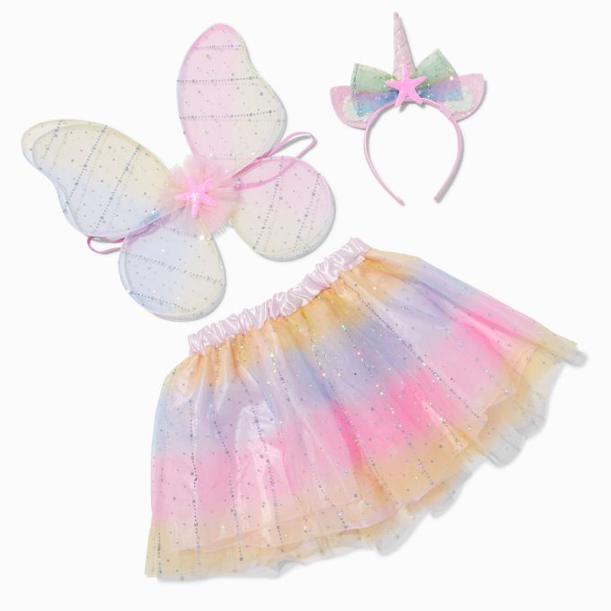 Claire's Club Pastel Unicorn Dress Up Set - 3 Pack