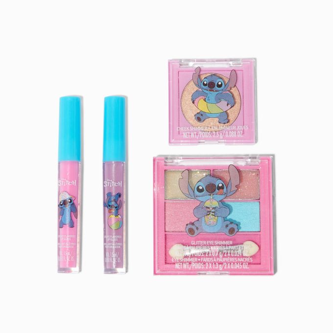 Disney Stitch Claire's Exclusive Summer Makeup Set Pouch