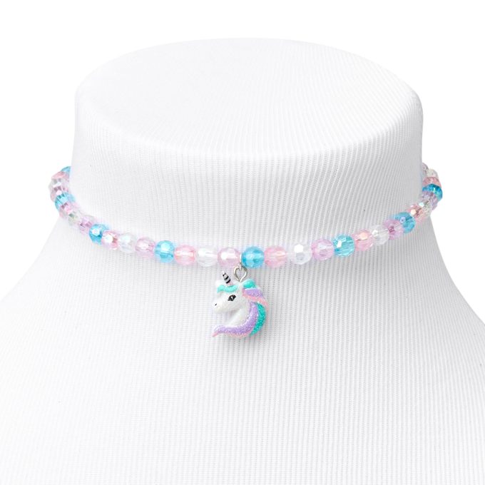 Claire's Club Lilac Unicorn Beaded Jewelry Set - 2 Pack