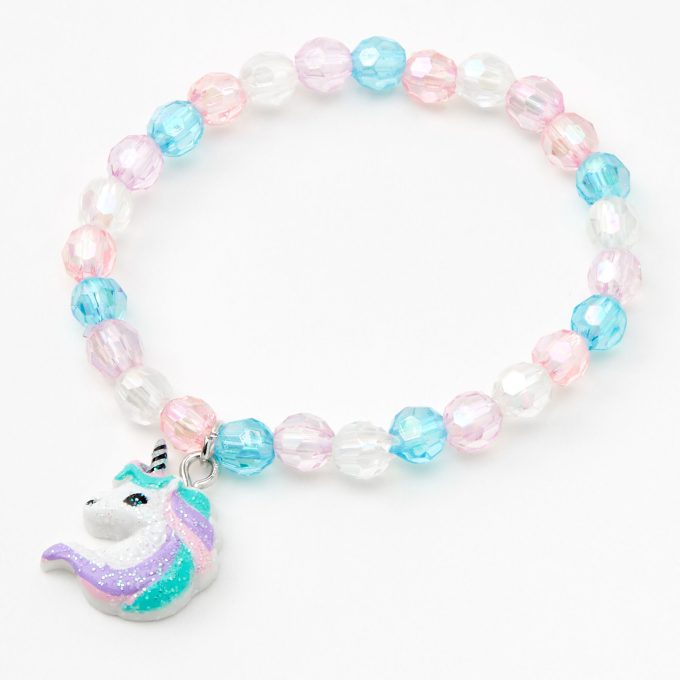 Claire's Club Lilac Unicorn Beaded Jewelry Set - 2 Pack