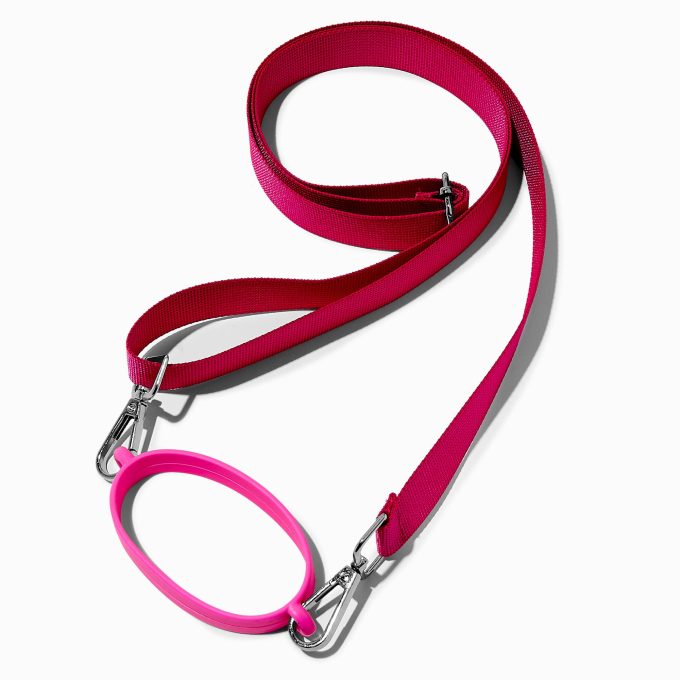 Hot Pink Crossbody Water Bottle Strap