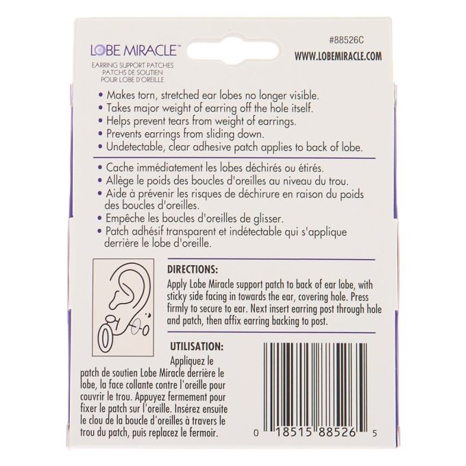 Lobe Miracle™ Earring Support Patches