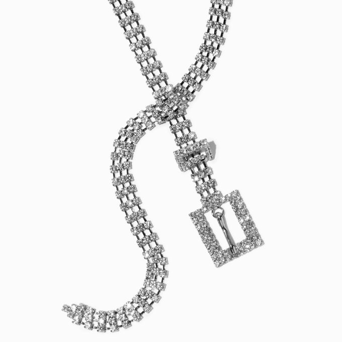 Silver Rhinestone Belt