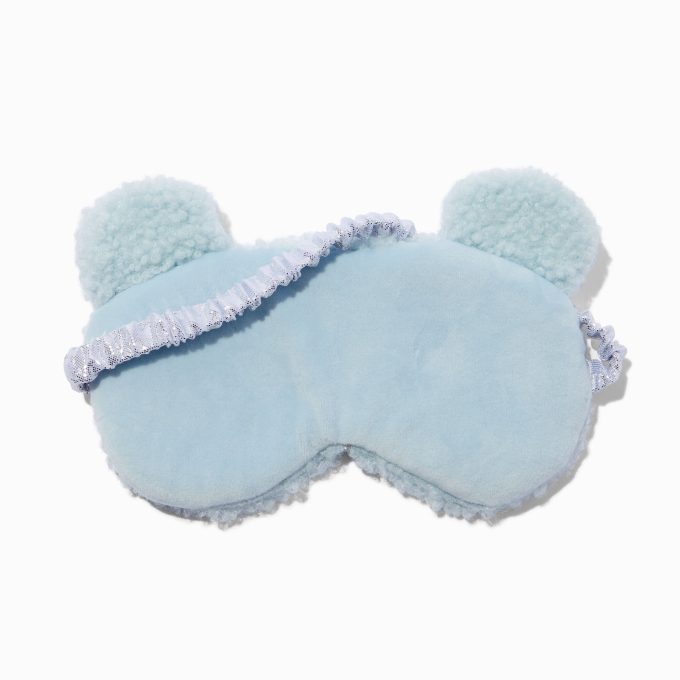 Blue Bear Sherpa Sleeping Mask