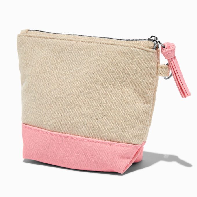 DIY Small Pink Rainbow Heart Coin Purse