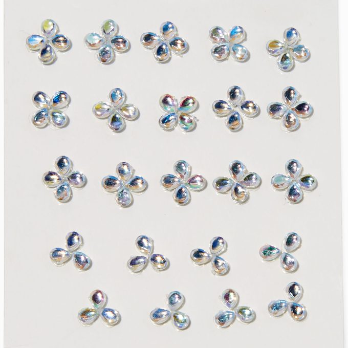 Mini Iridescent Flowers Body Gems