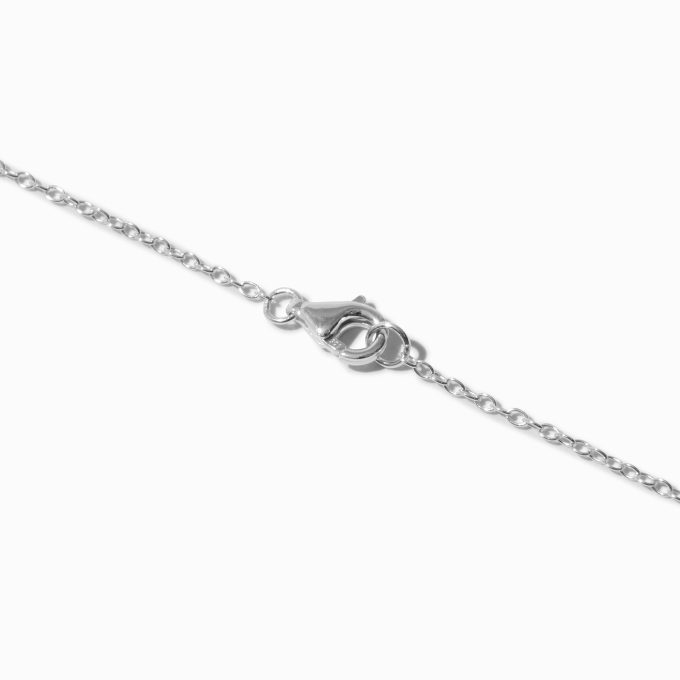 Hello Kitty® Crystal Sterling Silver Pendant Necklace