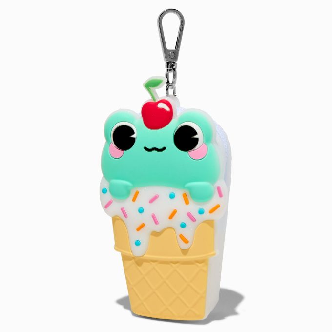 Ice Cream Frog Mini Mart Jelly Coin Purse Keychain