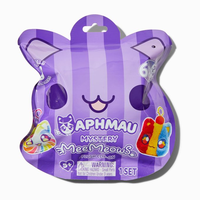 Aphmau™ Litter 3 Mystery MeeMeows Plush Bag Clip Blind Bag - Styles Vary