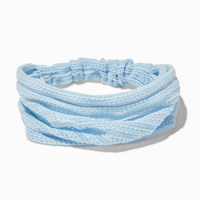 Blue Sheer Headwrap