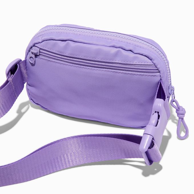 Lavender Nylon Belt Bag