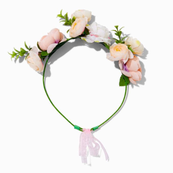 Claire's Club Copper Flower Crown & Wings Dress Up Set - 3 Pack