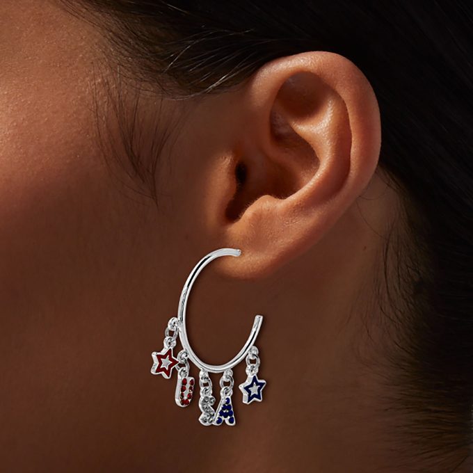 Stars & Stripes Earring Stackables Set - 3 Pack