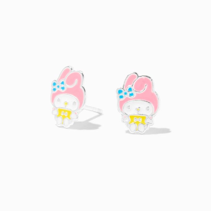 Sterling Silver My Melody™ Enamel Stud Earrings