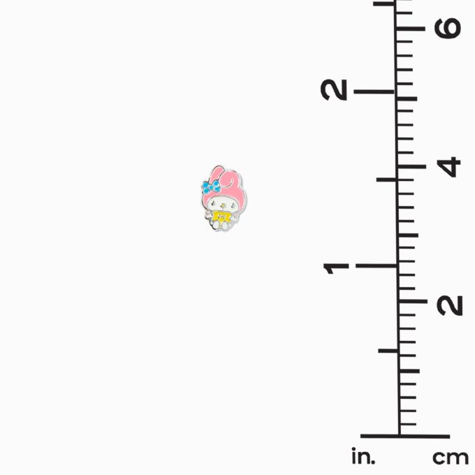 Sterling Silver My Melody™ Enamel Stud Earrings