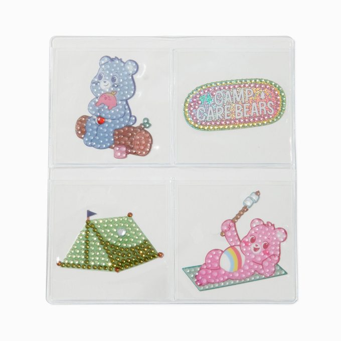 StickerBeans® x Care Bears™ Camping Rhinestone Sticker Set - 4 Pack