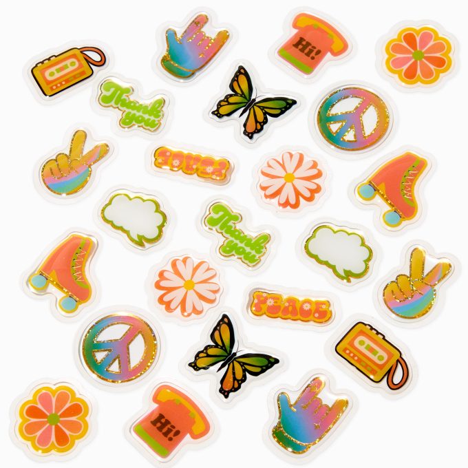 DIY Mini Groovy Stickers