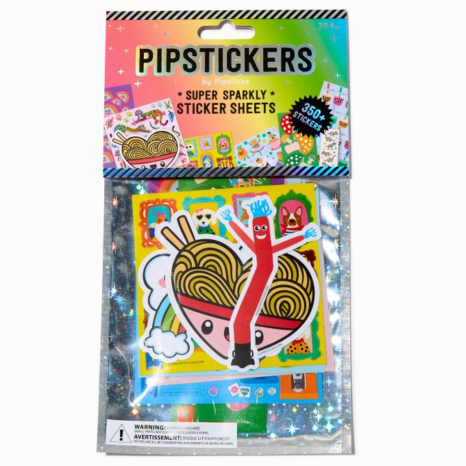 Pipstickers® Quirky Super Sparkly Sticker Sheet Set