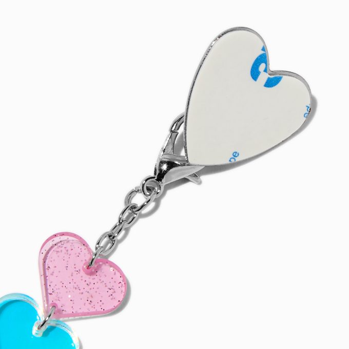 Pastel Hearts Sticker Tumbler Charm