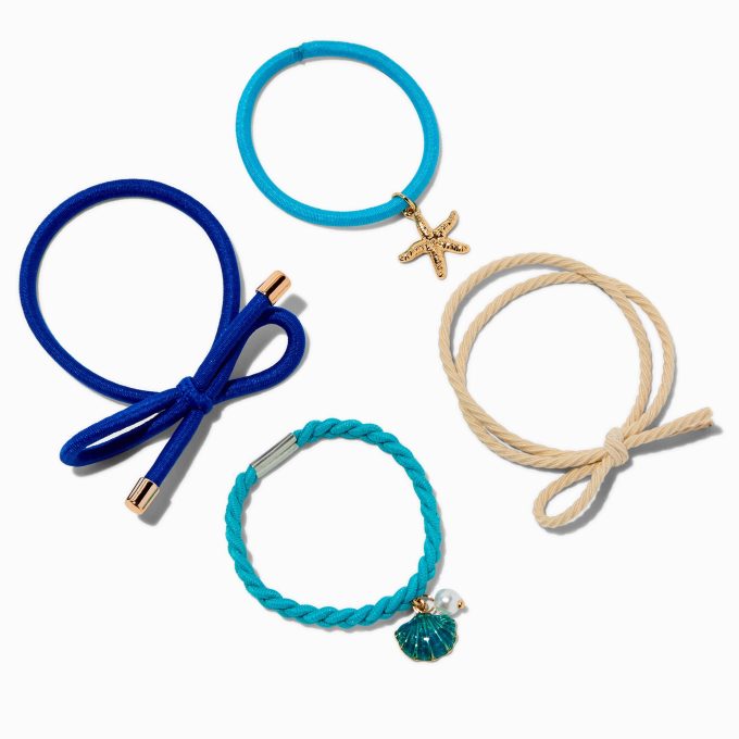 Blue Beachfront Hair Ties - 12 Pack