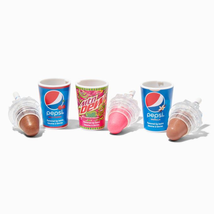 Pepsi® Claire's Exclusive Flavored Lip Balm Set - 3 Pack