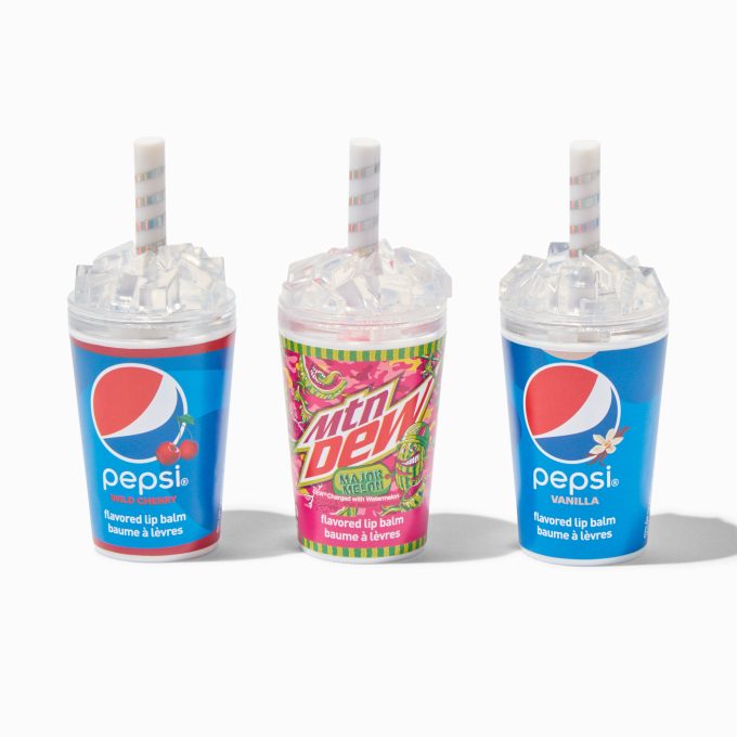 Pepsi® Claire's Exclusive Flavored Lip Balm Set - 3 Pack