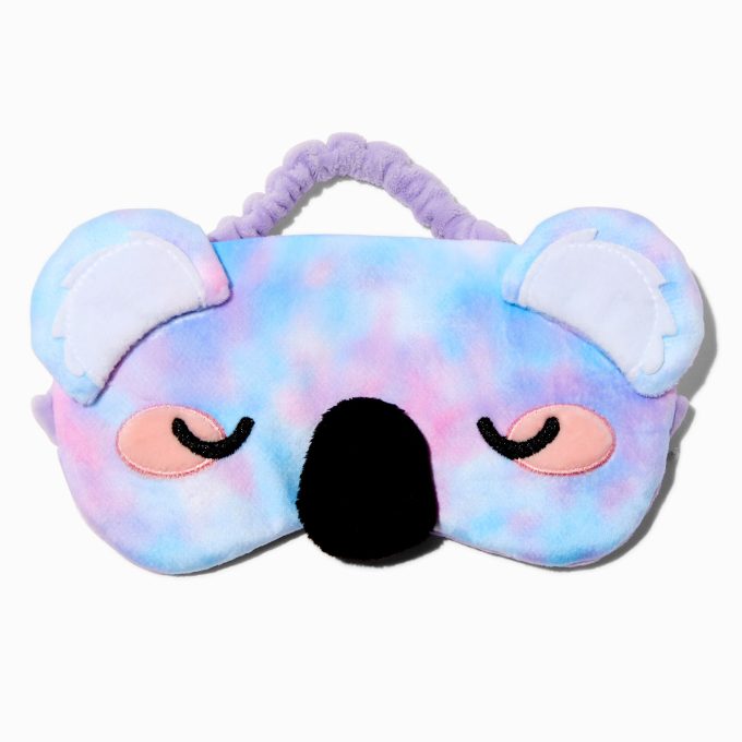 Tie Dye Koala Plush Sleeping Mask