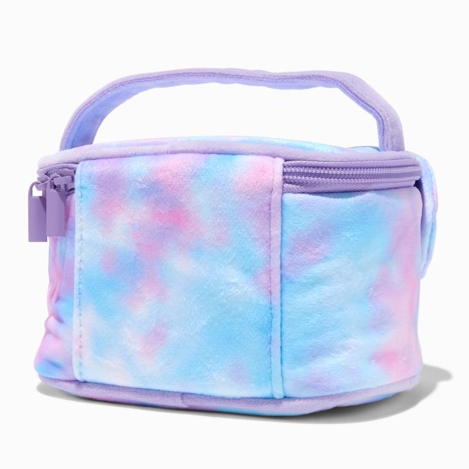 Tie Dye Koala Plush Makeup Bag