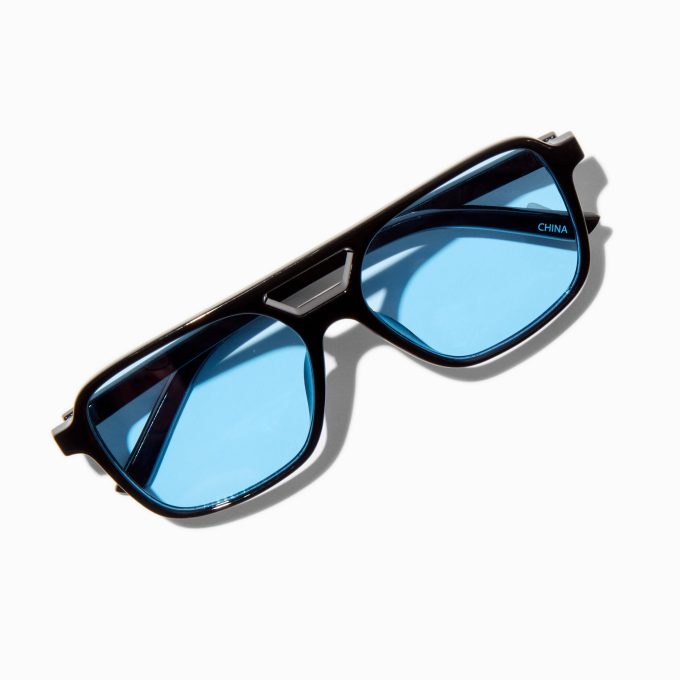 Black Aviator Sunglasses