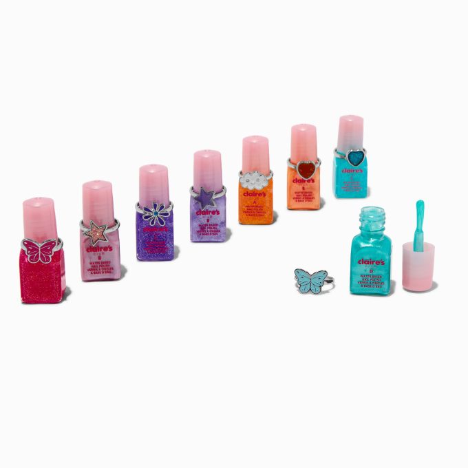 Claire's Club Sunset Peel-Off Nail Polish Set - 8 Pack