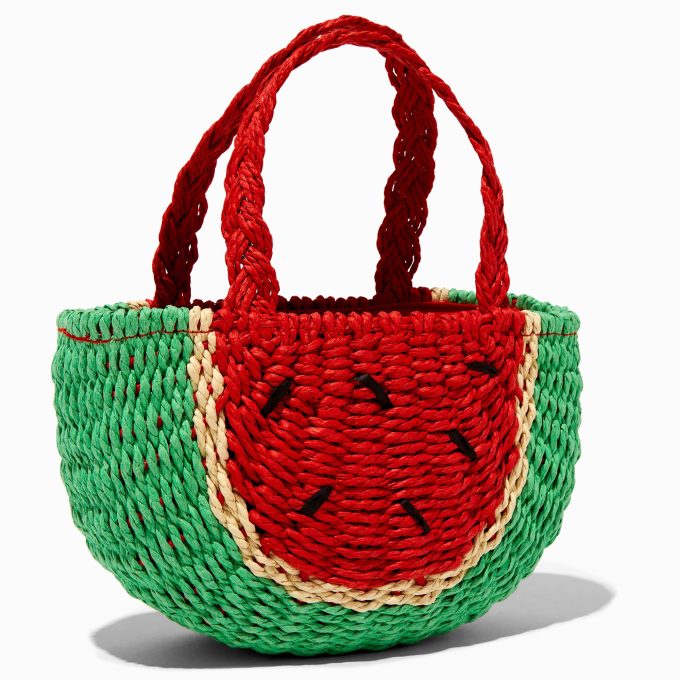 Watermelon Woven Crossbody Bag