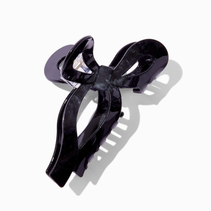 Black Bow Hair Claw