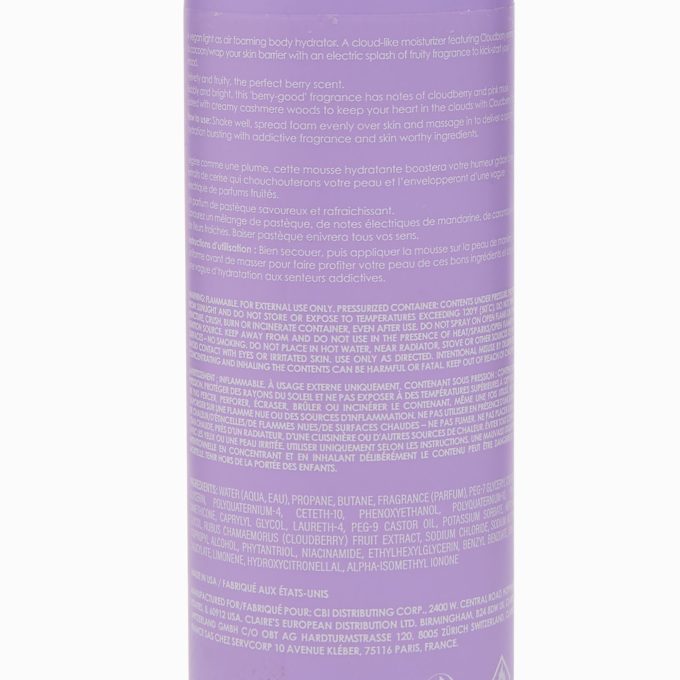 C by Claire's Cloudberry Body Quench Foam Hydrator