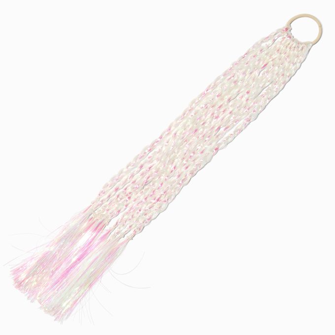 Iridescent Tinsel Faux Hair Tie