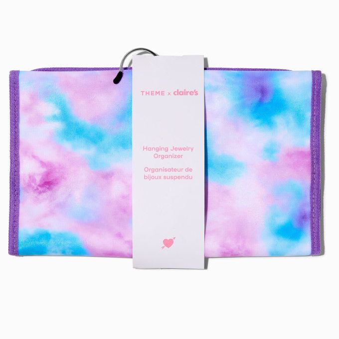 T H E M E x Claire's Tie Dye Hanging Jewelry Organizer