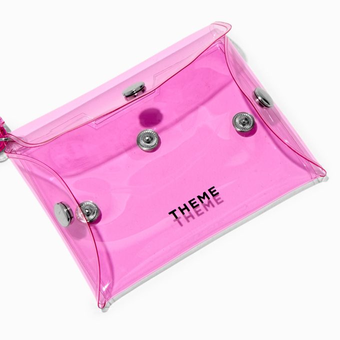 T H E M E x Claire's Pink Heart Keychain Pouch - 2 Pack