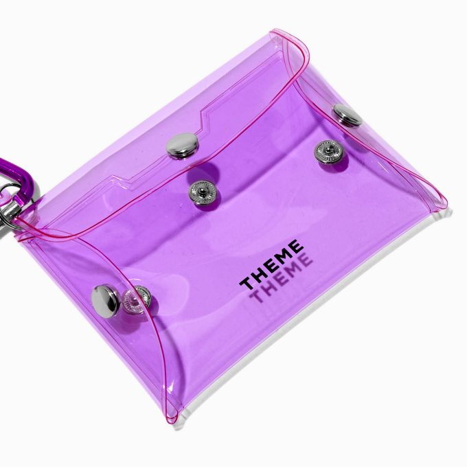 T H E M E x Claire's Purple Heart Keychain Pouch - 2 Pack