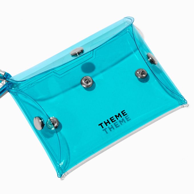 T H E M E x Claire's Blue Heart Keychain Pouch - 2 Pack