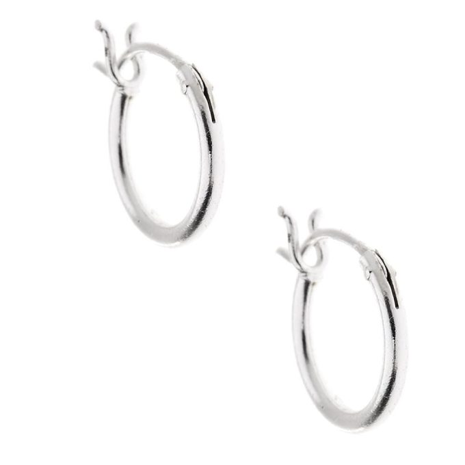 C LUXE by Claire's Sterling Silver Cubic Zirconia Stud & Hoop Earrings - 3 Pack