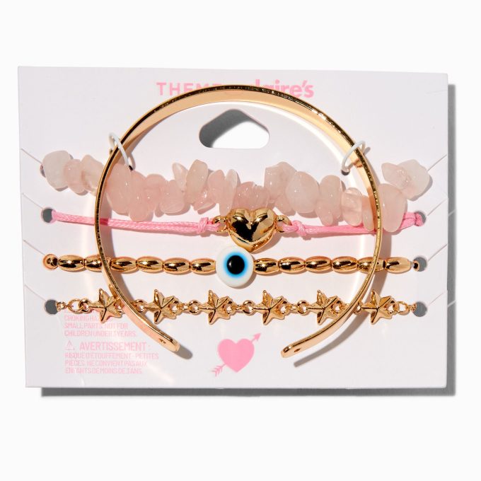 T H E M E x Claire's ''Be You'' Evil Eye Beaded Bracelet Set - 5 Pack