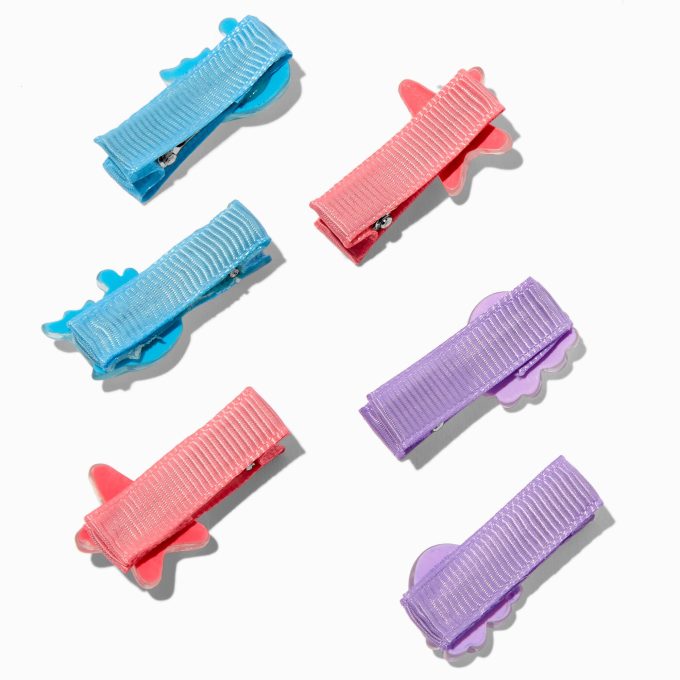 Claire's Club Sea Life Icons Hair Clips - 6 Pack