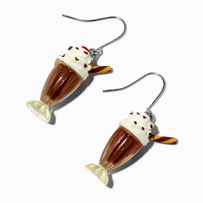 Chocolate Shake Drop Earrings