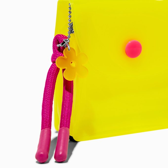 Translucent Yellow Daisy Snap Coin Purse