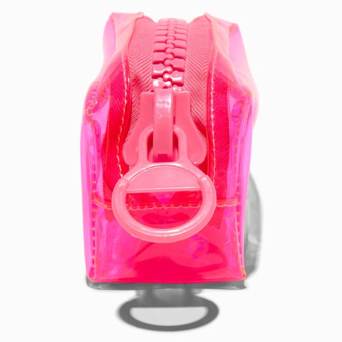 Pink Neon Colorblock Pencil Case