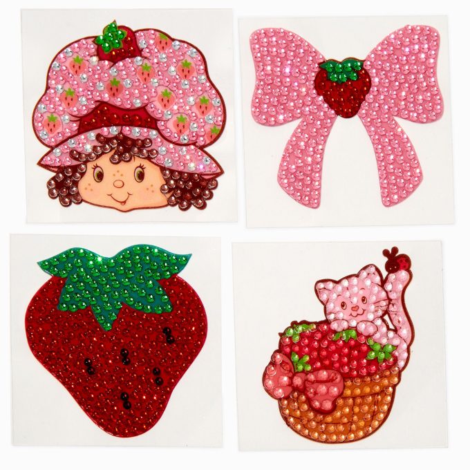StickerBeans® x Strawberry Shortcake™ Rhinestone Sticker Set - 4 Pack