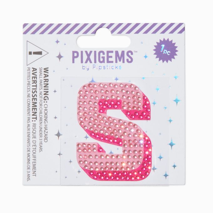 Pixigems™ by Pipstickers® Initial Sticker - S