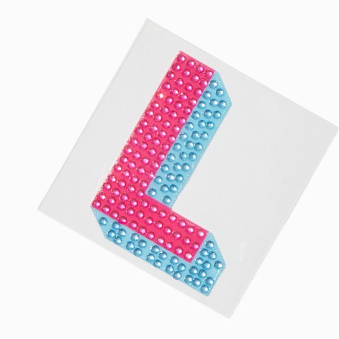 Pixigems™ by Pipstickers® Initial Sticker - L