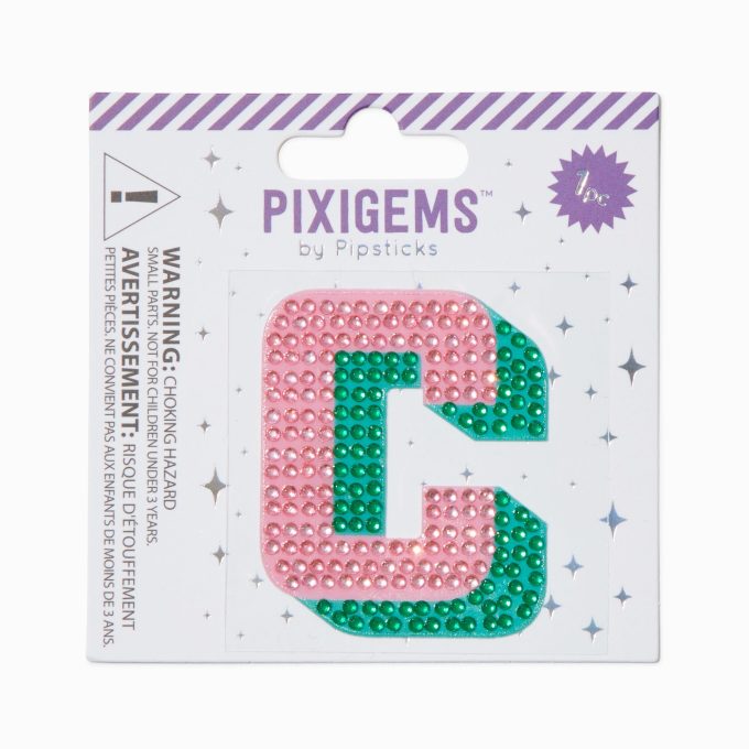 Pixigems™ by Pipstickers® Initial Sticker - C